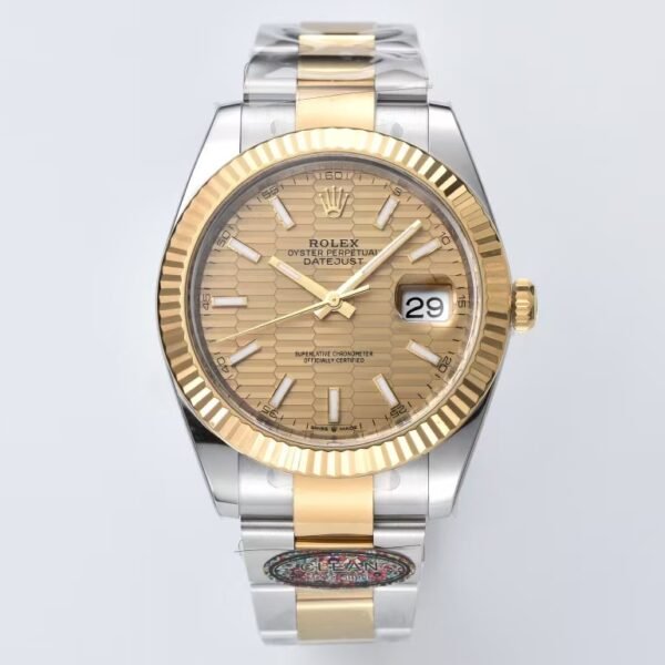 （clean）Rolex Datejust Champagne check dial 41mm（126334）