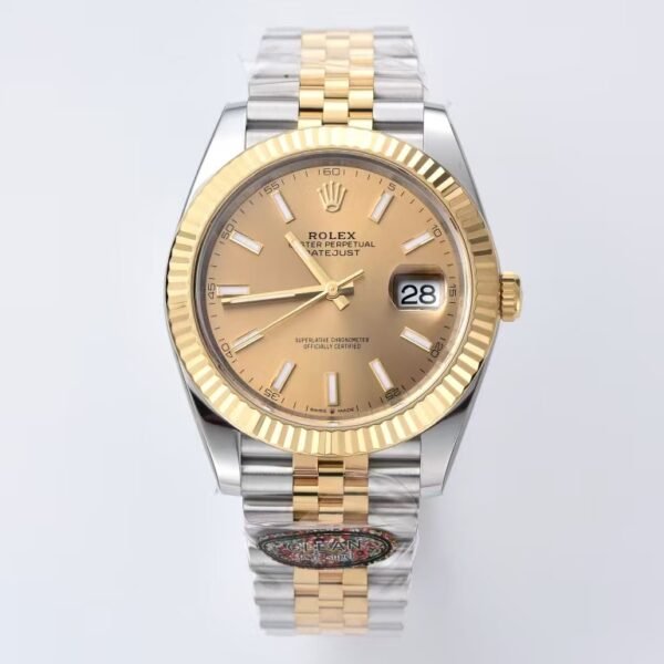 （clean）Rolex Datejust  Gold dial 41mm（126333）