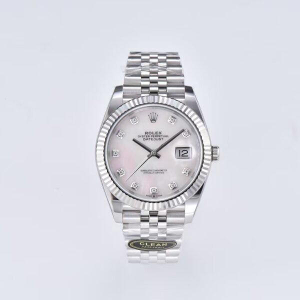 （clean）Rolex Datejust  41mm Moissanite  White（126334）