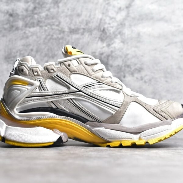 Balenciaga Runner Sneaker In GreyYellow