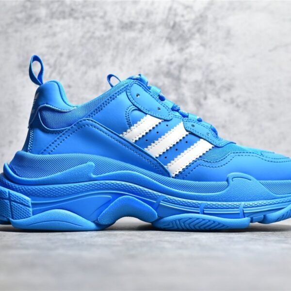 Balenciaga x adidas Triple S Blue White